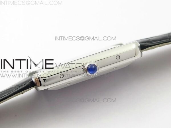Tank Solo 41mm SS KZF  White Dial on Black Leather Strap - Image 7