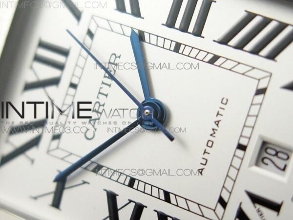 Tank Solo 41mm SS KZF  White Dial on Black Leather Strap - Image 9
