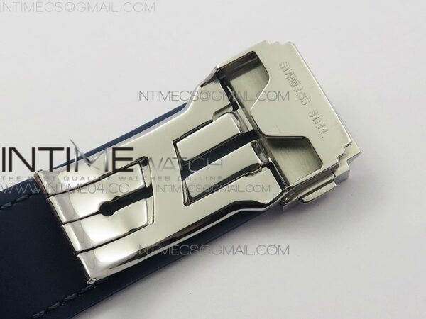 CLASSIC FUSION 45MM TITANIUM WWF 1:1 BEST EDITION BLUE DIAL ON BLUE GUMMY STRAP ASIAN HB1112 - Image 14