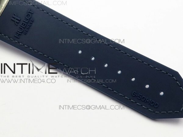 CLASSIC FUSION 45MM TITANIUM WWF 1:1 BEST EDITION BLUE DIAL ON BLUE GUMMY STRAP ASIAN HB1112 - Image 10