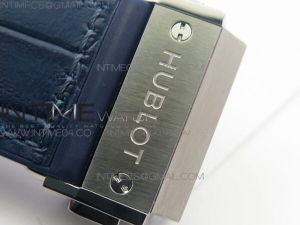 CLASSIC FUSION 45MM TITANIUM WWF 1:1 BEST EDITION BLUE DIAL ON BLUE GUMMY STRAP ASIAN HB1112 - Image 15