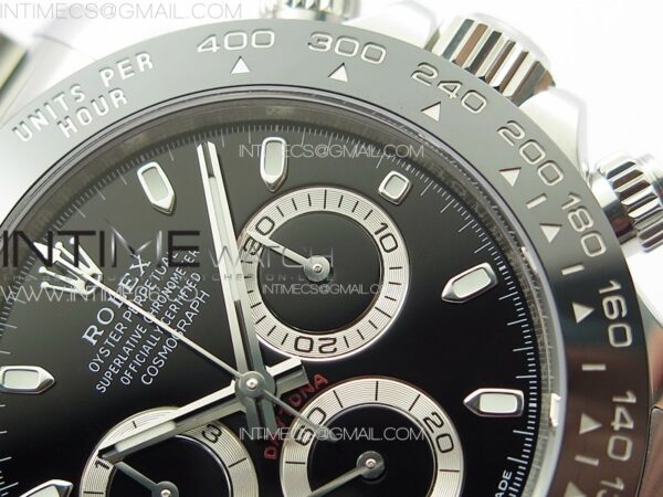 Daytona 116500LN BTF 1:1 Best Edition Black Dial on 904L SS Case and Bracelet SA4130 - Image 5