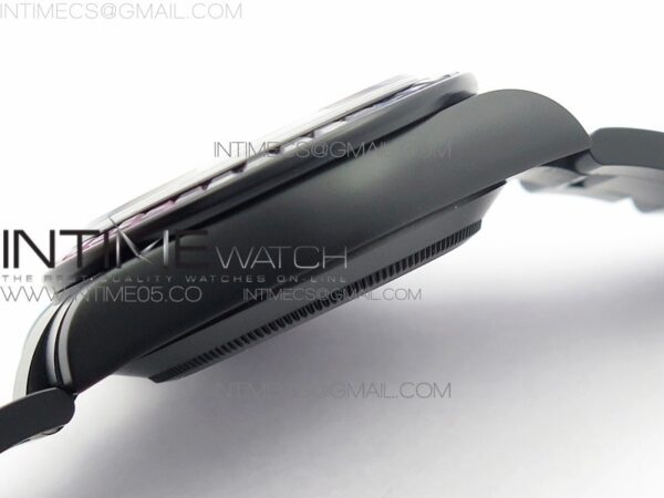 Daytona Blaken Rainbow Crystal Bezel PVD OXF Best Edition Black Dial on PVD Bracelet A7750 - Image 7
