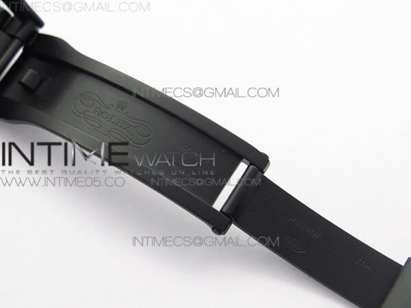 Daytona Blaken Rainbow Crystal Bezel PVD OXF Best Edition Black Dial on PVD Bracelet A7750 - Image 12