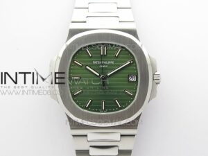 Nautilus 5711/1A PPF 1:1 Best Edition Green Textured Dial on SS Bracelet 324CS V4