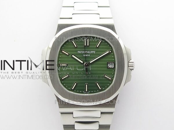 Nautilus 5711/1A PPF 1:1 Best Edition Green Textured Dial on SS Bracelet 324CS V4