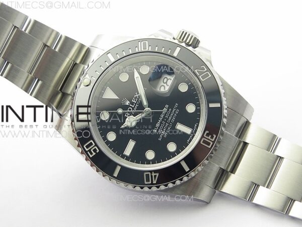 Submariner 116610 LN Black Ceramic Clean Factory 904L 1:1 Best Edition on SS Bracelet VR3135 - Image 3