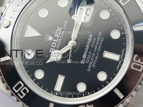 Submariner 116610 LN Black Ceramic Clean Factory 904L 1:1 Best Edition on SS Bracelet VR3135 - Image 5