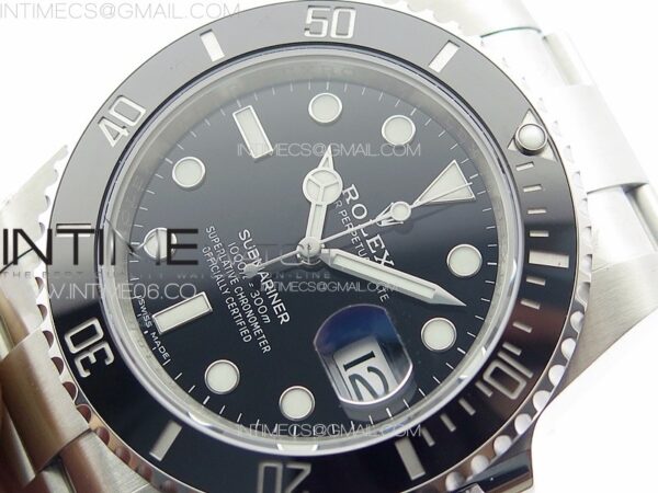 Submariner 116610 LN Black Ceramic King 1:1 Best Edition 904L SS Case and Bracelet VS3135 - Image 4