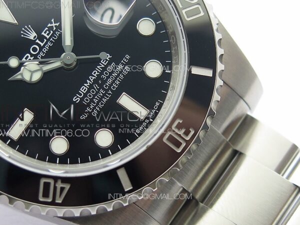 Submariner 116610 LN Black Ceramic King 1:1 Best Edition 904L SS Case and Bracelet VS3135 - Image 6