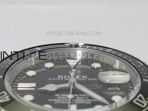 Submariner 116610 LN Black Ceramic ZRF 1:1 Best Edition on SS Bracelet VR3135 (CF Bezel) - Image 4