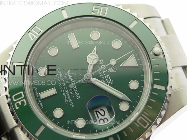Submariner Hulk 116610 LV Green Ceramic 904L Steel VSF 1:1 Best Edition VS3135 - Image 4