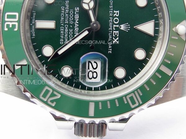 Submariner Hulk 116610 LV Green Ceramic 904L Steel VSF 1:1 Best Edition VS3135 - Image 7