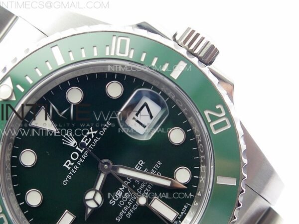 Submariner Hulk 116610 LV Green Ceramic Clean Factory 904L 1:1 Best Edition on SS Bracelet VR3135 - Image 5