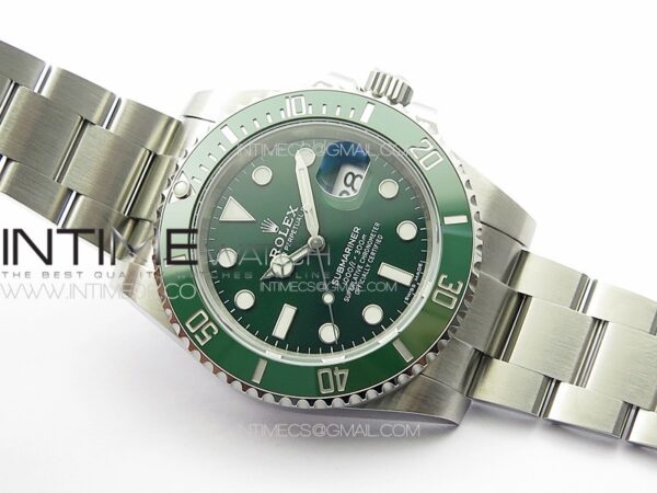 Submariner 116610 LV Green Ceramic King 1:1 Best Edition 904L SS Case and Bracelet VS3135 - Image 3