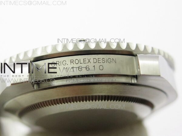 Submariner 116610 LV Green Ceramic ZRF 1:1 Best Edition on SS Bracelet VR3135 (CF Bezel) - Image 12