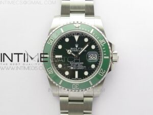 Submariner 116610 LV Green Ceramic ZRF 1:1 Best Edition on SS Bracelet VR3135 (CF Bezel)
