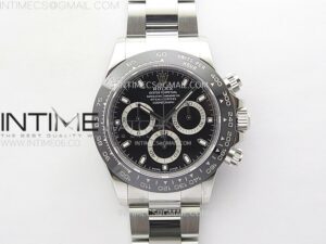 DAYTONA 116500LN 904L SS CASE ZF 1:1 BEST EDITION BLACK DIAL ON 904L SS BRACELET SH4130