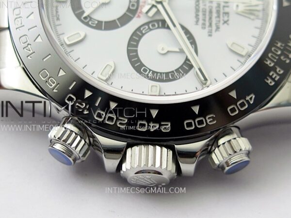 DAYTONA 116500LN 904L SS CASE ZF 1:1 BEST EDITION WHITE DIAL ON 904L SS BRACELET SH4130 - Image 13