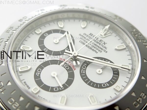 DAYTONA 116500LN 904L SS CASE ZF 1:1 BEST EDITION WHITE DIAL ON 904L SS BRACELET SH4130 - Image 18