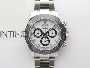 DAYTONA 116500LN 904L SS CASE ZF 1:1 BEST EDITION WHITE DIAL ON 904L SS BRACELET SH4130