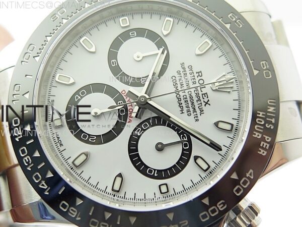 DAYTONA 116500LN 904L SS CASE ZF 1:1 BEST EDITION WHITE DIAL ON 904L SS BRACELET SH4130 - Image 7