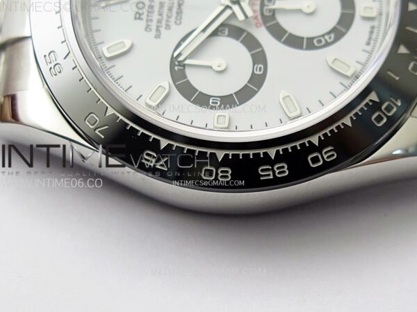 DAYTONA 116500LN 904L SS CASE ZF 1:1 BEST EDITION WHITE DIAL ON 904L SS BRACELET SH4130 - Image 14