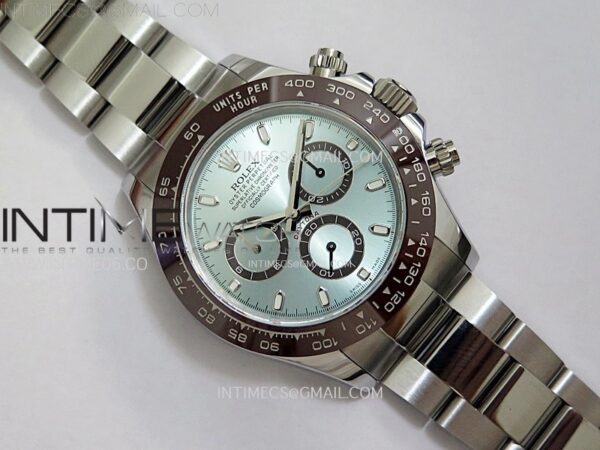 DAYTONA 116506 CLEAN 1:1 BEST EDITION ICE BLUE DIAL CRYSTAL MARKERS ON SS BRACELET DD4130 - Image 22