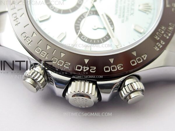 DAYTONA 116506 CLEAN 1:1 BEST EDITION ICE BLUE DIAL CRYSTAL MARKERS ON SS BRACELET DD4130 - Image 12