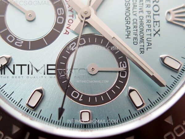 DAYTONA 116506 CLEAN 1:1 BEST EDITION ICE BLUE DIAL CRYSTAL MARKERS ON SS BRACELET DD4130 - Image 5