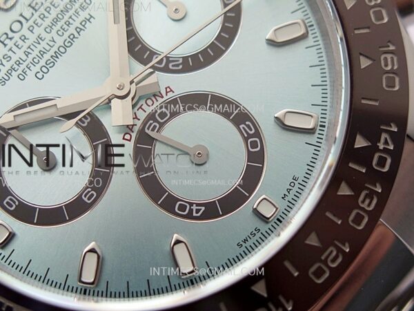 DAYTONA 116506 CLEAN 1:1 BEST EDITION ICE BLUE DIAL CRYSTAL MARKERS ON SS BRACELET DD4130 - Image 17
