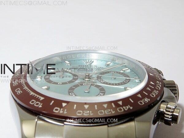 DAYTONA 116506 CLEAN 1:1 BEST EDITION ICE BLUE DIAL CRYSTAL MARKERS ON SS BRACELET DD4130 - Image 9