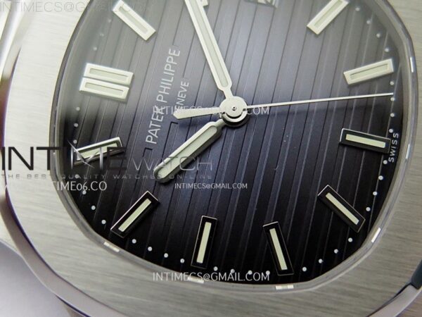 Nautilus 5711/1A-010 PPF 1:1 Best Edition Blue Textured Dial on SS Bracelet Super Clone 26-330 V5 - Image 7