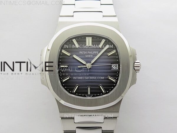 Nautilus 5711/1A-010 PPF 1:1 Best Edition Blue Textured Dial on SS Bracelet Super Clone 26-330 V5