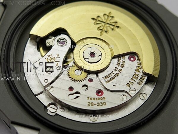 Nautilus 5711/1A-014 PPF 1:1 Best Edition Green Textured Dial on SS Bracelet Super Clone 26-330 V5 - Image 28