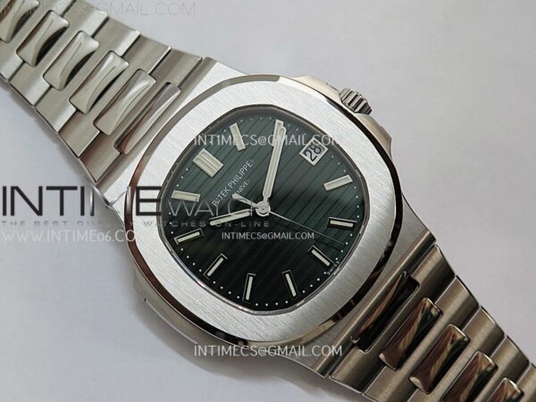 Nautilus 5711/1A-014 PPF 1:1 Best Edition Green Textured Dial on SS Bracelet Super Clone 26-330 V5 - Image 10