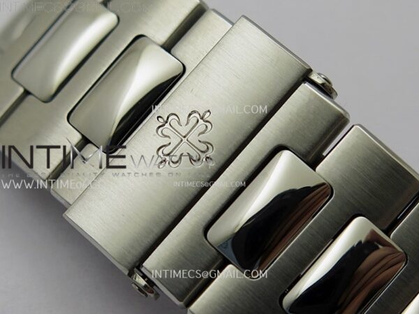 Nautilus 5711/1A-018 PPF 1:1 Best Edition Tiffany Blue Textured Dial on SS Bracelet Super Clone 26-330 V5 - Image 15