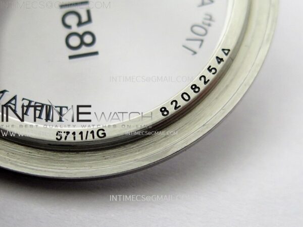 Nautilus 5711/1A-018 PPF 1:1 Best Edition Tiffany Blue Textured Dial on SS Bracelet Super Clone 26-330 V5 - Image 26