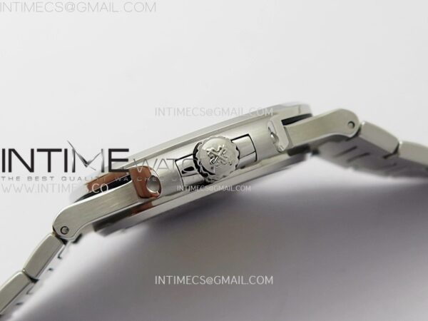Nautilus 5711/1A-018 PPF 1:1 Best Edition Tiffany Blue Textured Dial on SS Bracelet Super Clone 26-330 V5 - Image 9