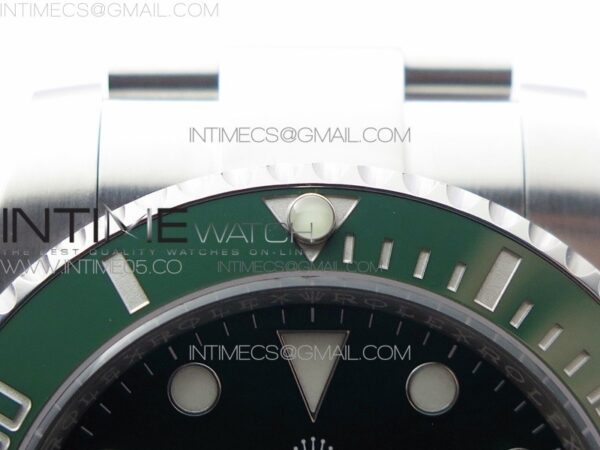 SUBMARINER 116610 LV GREEN CERAMIC 904L SS CASE ZF 1:1 BEST EDITION GREEN DIAL ON 904L SS BRACELET VR3135 - Image 16
