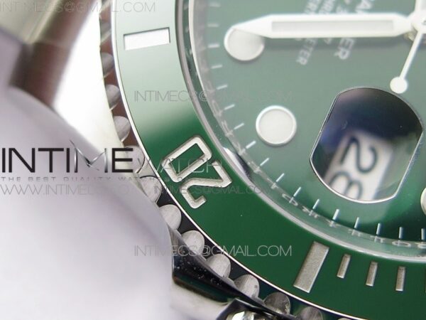 SUBMARINER 116610 LV GREEN CERAMIC 904L SS CASE ZF 1:1 BEST EDITION GREEN DIAL ON 904L SS BRACELET VR3135 - Image 19