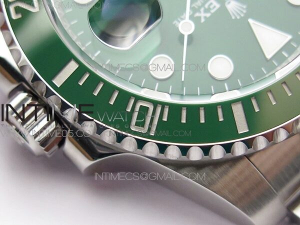 SUBMARINER 116610 LV GREEN CERAMIC 904L SS CASE ZF 1:1 BEST EDITION GREEN DIAL ON 904L SS BRACELET VR3135 - Image 18