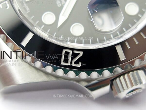 SUBMARINER 40MM 116610 LN BLACK CERAMIC 904L STEEL AR+F 1:1 BEST EDITION BLACK DIAL ON 904L SS BRACELET VR3135 - Image 12