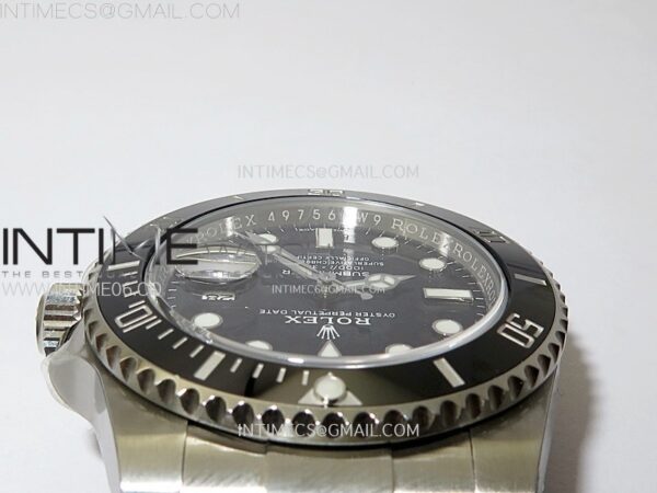 SUBMARINER 40MM 116610 LN BLACK CERAMIC 904L STEEL AR+F 1:1 BEST EDITION BLACK DIAL ON 904L SS BRACELET VR3135 - Image 17