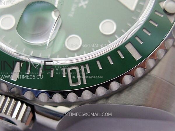 SUBMARINER 40MM 116610 LV GREEN CERAMIC 904L STEEL AR+F 1:1 BEST EDITION GREEN DIAL ON 904L SS BRACELET VR3135 - Image 15
