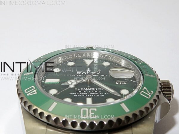 SUBMARINER 40MM 116610 LV GREEN CERAMIC 904L STEEL AR+F 1:1 BEST EDITION GREEN DIAL ON 904L SS BRACELET VR3135 - Image 14