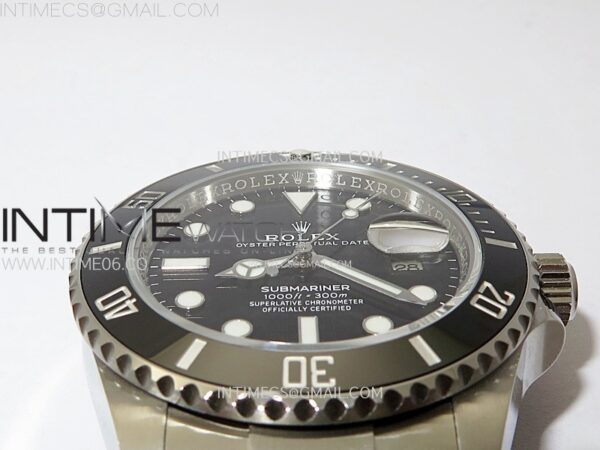 Submariner 41mm 126610 LN Black Ceramic 904L Steel AR+F 1:1 Best Edition Black Dial On 904L SS Bracelet VR3235 - Image 12