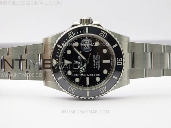 Submariner 41mm 126610 LN Black Ceramic 904L Steel AR+F 1:1 Best Edition Black Dial On 904L SS Bracelet VR3235 - Image 2