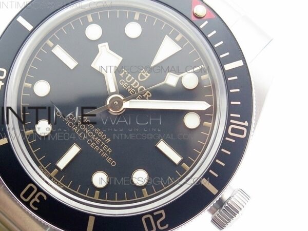 Heritage Black Bay FIFTY EIGHT 39mm SS V2 ZF 1:1 Best Edition Black Bezel on SS Bracelet A2824 - Image 4