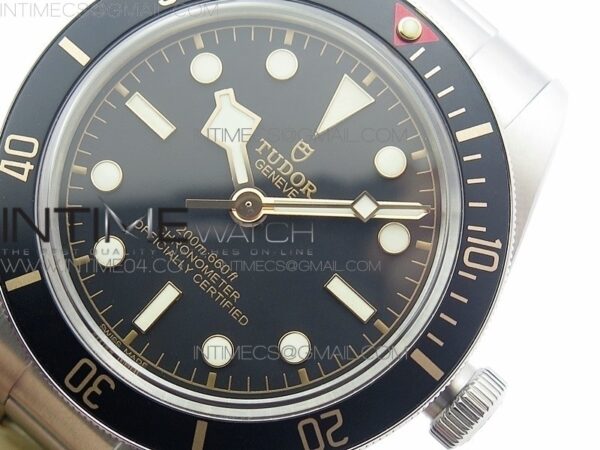 Heritage Black Bay FIFTY EIGHT 39mm SS V2 ZF 1:1 Best Edition Black Bezel on SS Bracelet A2824 - Image 5